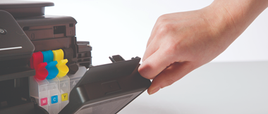 Brother originele inktcartridges in een Brother printer