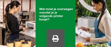 Een printer kopen of managed print service? 