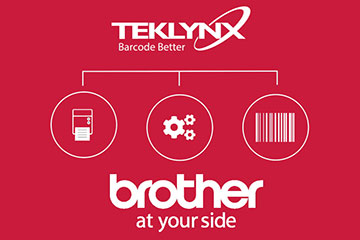 Brother gaat een nieuw partnerschap aan met TEKLYNX