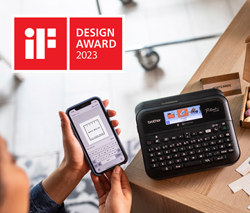 Imprimantes d'étiquettes P-touch de Brother remportent l'iF DESIGN AWARD 2023